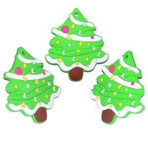 Massaggiagengive in silicone-albero di Natale