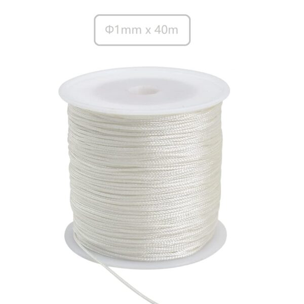 Corda di nylon 40m in Φ1mm-bianco