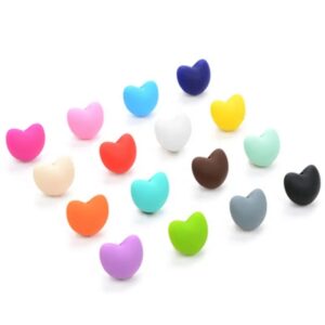 Perline di cuore in silicone