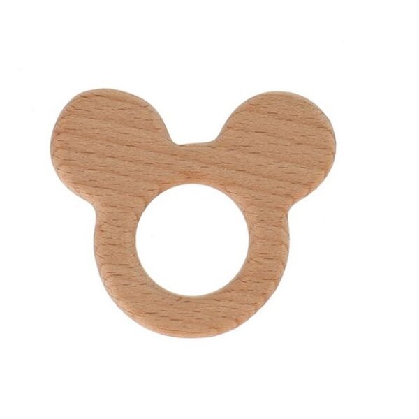 Anello mickey da dentizione in legno