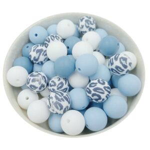 perline di silicone Φ15mm lotto di blu